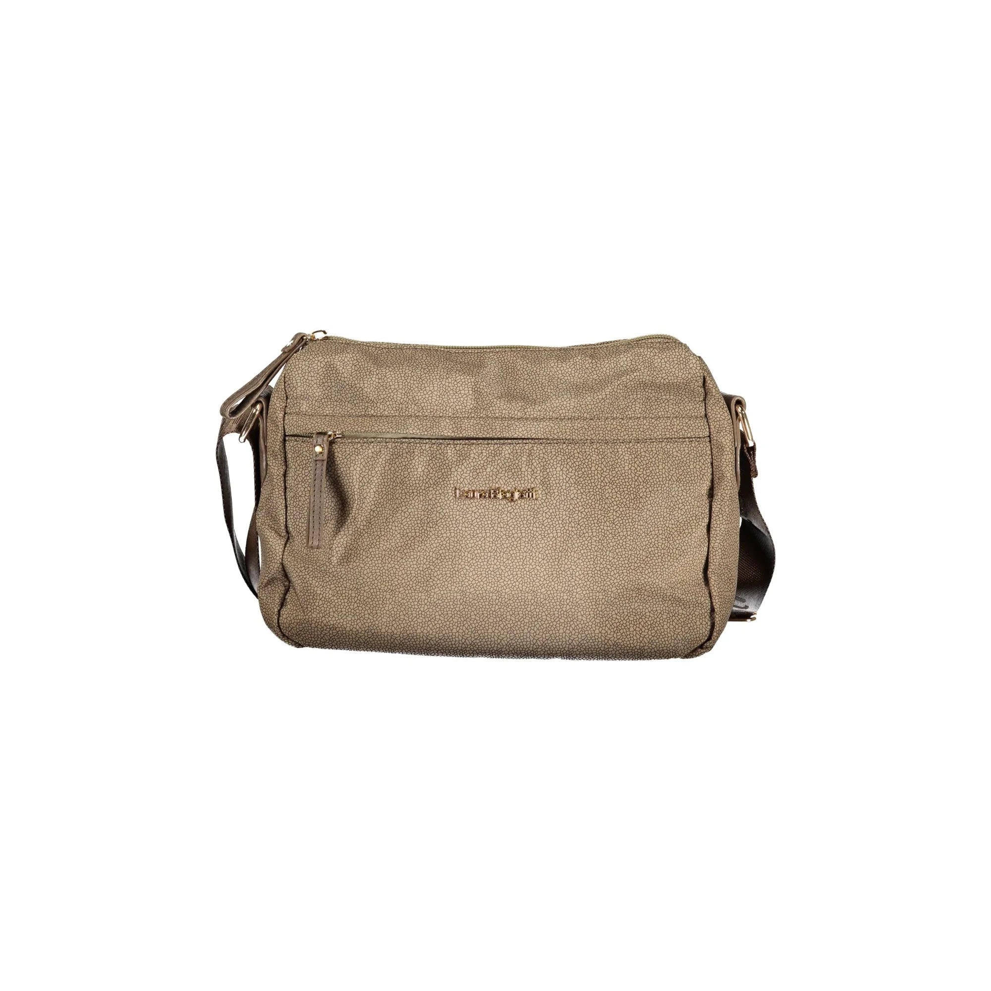 Laura Biagiotti Borsa a Tracolla Donna Beige Chiusura con Zip Logo Borse - foto prodotto